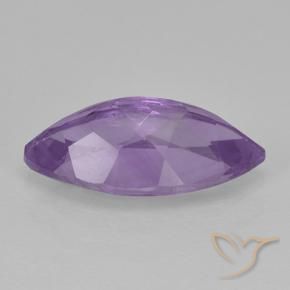 Améthyste Violet moyen naturelle Marquise, 1.57 ct, VS-SI