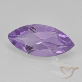 Améthyste Violet Iris naturelle Marquise, 1.38 ct, VS