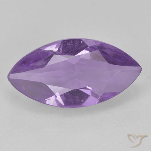 Améthyste Violet moyen naturelle Marquise, 1.35 ct, VS