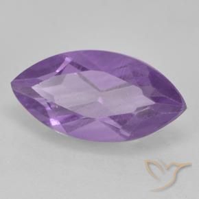 Améthyste Violet moyen naturelle Marquise, 1.83 ct, VS