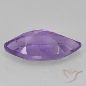 Améthyste Violet moyen naturelle Marquise, 1.64 ct, VS