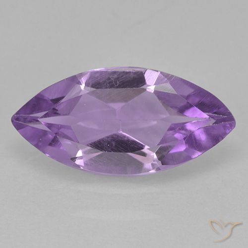 1.30ct Naturel Violet rosé foncé Améthyste, Marquise, VS