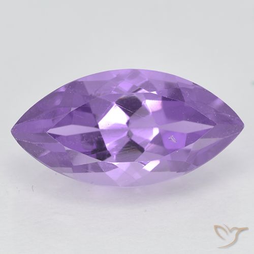 Améthyste Violet moyen naturelle Marquise, 2.05 ct, VVS-VS