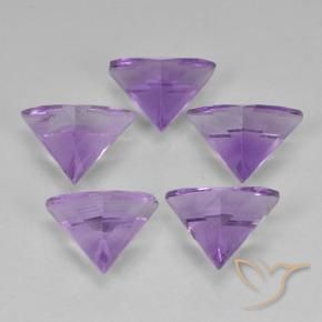 Shop natural 2.81ct Violet moyen Améthyste gems, Trillion, from Brésil at GemSelect. In stock, global shipping!