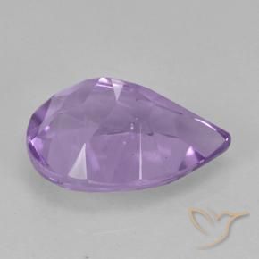 Améthyste Violet rose moyen naturelle En forme de poire, 1.84 ct, VVS-VS