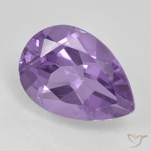 1.83ct Naturel Violet moyen Améthyste, En forme de poire, VVS-VS