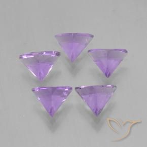 Achetez naturel 2.91ct Violet moyen Améthyste gems, Trillion, En provenance Brésil chez GemSelect. En stock, livraison internationale!