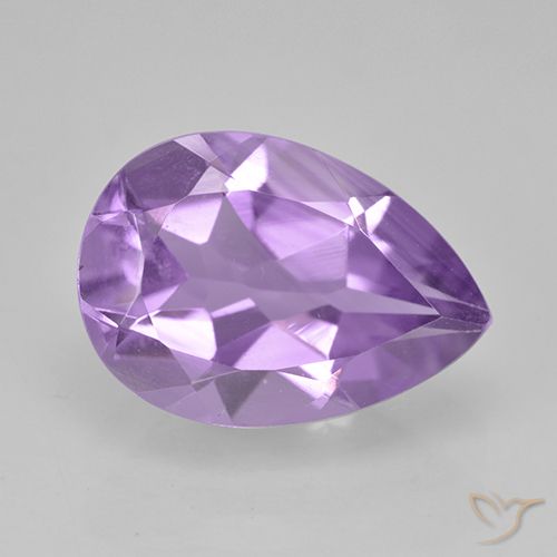 1.78ct Naturel Violet moyen Améthyste, En forme de poire, VVS-VS