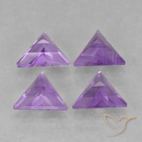 Shop natural 2.44ct Violet moyen Améthyste gems, Trillion, from Brésil at GemSelect. In stock, global shipping!