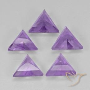 Shop natural 2.92ct Violet moyen Améthyste gems, Trillion, from Brésil at GemSelect. In stock, global shipping!