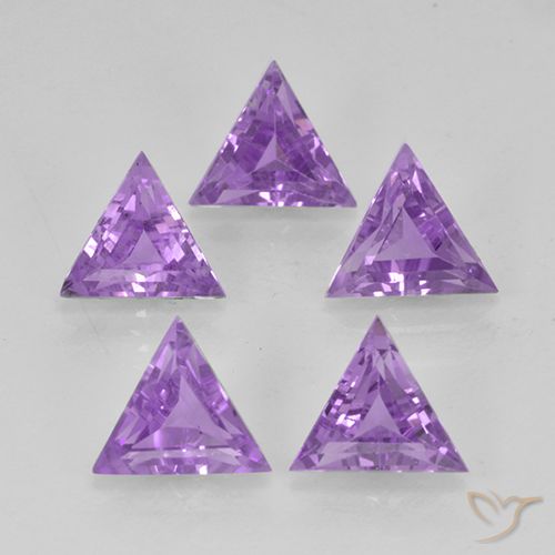 2.81ctw Naturel Violet moyen Améthyste, Trillion, VS