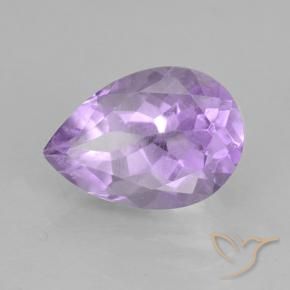 Améthyste Violet Iris naturelle En forme de poire, 1.92 ct, VS