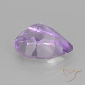 Améthyste Violet Iris naturelle En forme de poire, 1.92 ct, VS