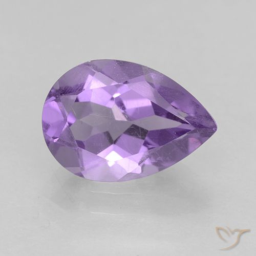 1.79ct Naturel Violet moyen Améthyste, En forme de poire, VS