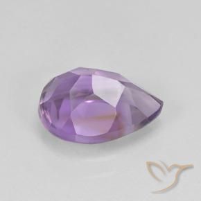 Améthyste Violet moyen naturelle En forme de poire, 1.99 ct, VVS-VS