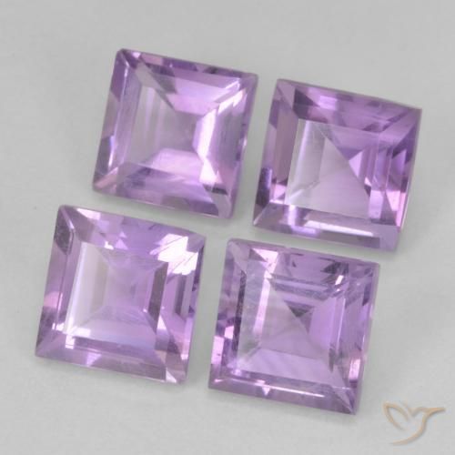 Shop natural 4.65ct Violet moyen Améthyste gems, Carré, from Brésil at GemSelect. In stock, global shipping!