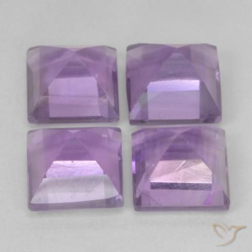 Shop natural 4.65ct Violet moyen Améthyste gems, Carré, from Brésil at GemSelect. In stock, global shipping!