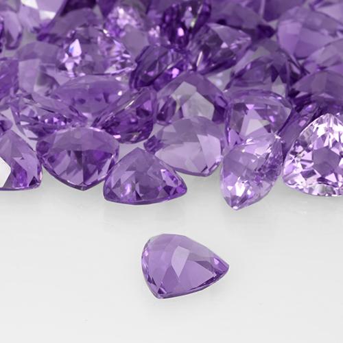 Améthyste Violet foncé naturelle Trillion, 2.96 ct, VS