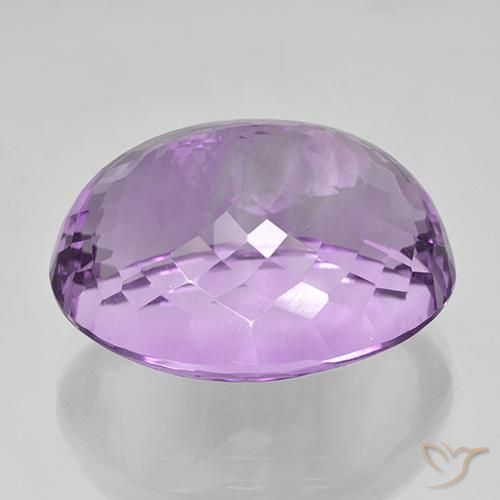 Améthyste Violet Rosâtre naturelle ovale, 52.93 ct, IF