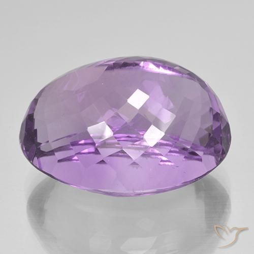 Améthyste Violet violacé naturelle ovale, 39.04 ct, IF