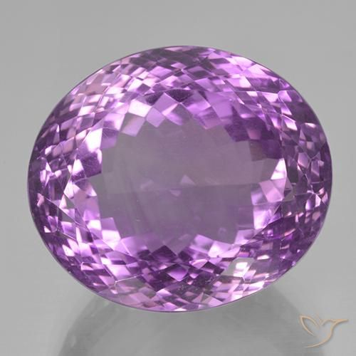 47.87ct Naturel Pourpre violacé profond Améthyste, ovale, IF