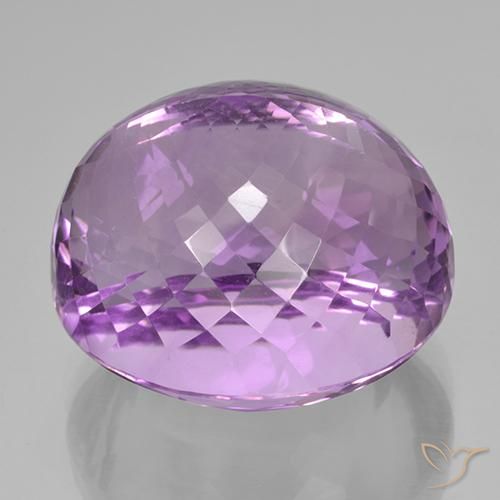 Améthyste Pourpre violacé profond naturelle ovale, 47.87 ct, IF