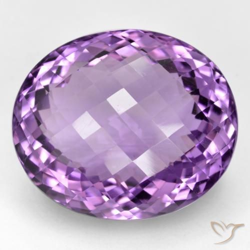 52.00ct Naturel Pourpre violacé moyen-foncé Améthyste, ovale, IF
