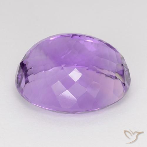 Améthyste Violet violacé naturelle ovale, 26.88 ct, IF