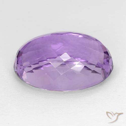 Améthyste Violet violacé naturelle ovale, 28.16 ct, IF