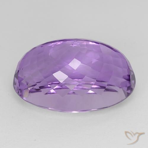 Améthyste Pourpre violacé moyen-foncé naturelle ovale, 33.30 ct, IF