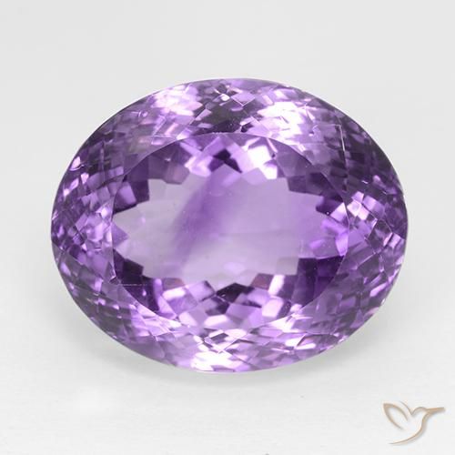 30.81ct Naturel Pourpre violacé moyen Améthyste, ovale, IF