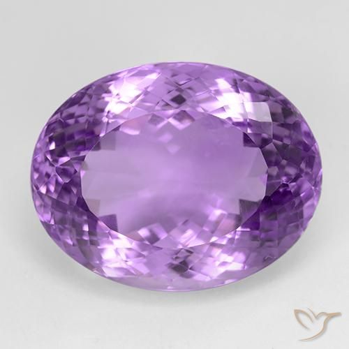 31.21ct Naturel Pourpre violacé moyen Améthyste, ovale, IF