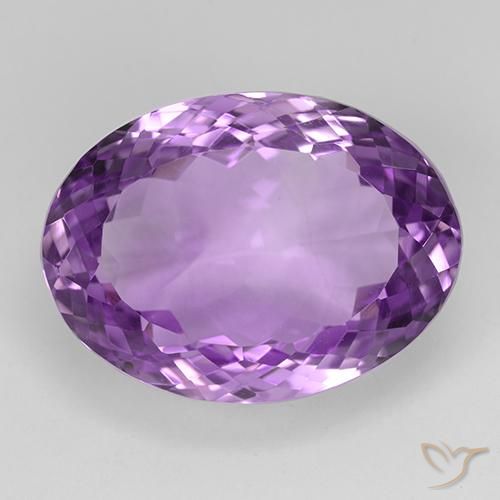 30.78ct Naturel Pourpre violacé moyen Améthyste, ovale, IF