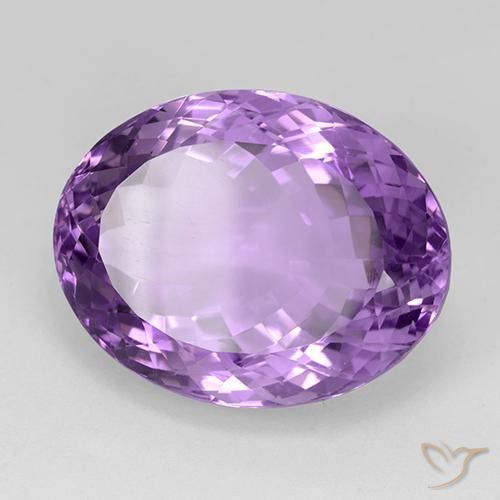 Améthyste Pourpre violacé profond naturelle ovale, 29.02 ct, IF