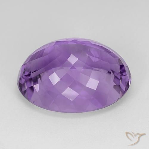 Améthyste Pourpre violacé profond naturelle ovale, 29.02 ct, IF