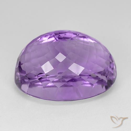 Améthyste Violet violacé naturelle ovale, 33.57 ct, IF