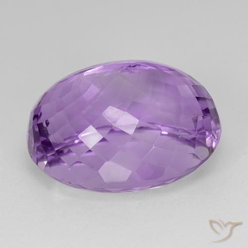 Améthyste Violet violacé naturelle ovale, 33.65 ct, VVS