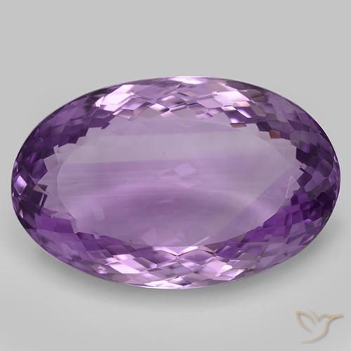 33.63ct Naturel Violet moyen Améthyste, ovale, IF