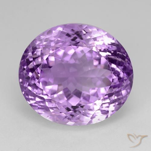 30.39ct Naturel Violet violacé Améthyste, ovale, VVS