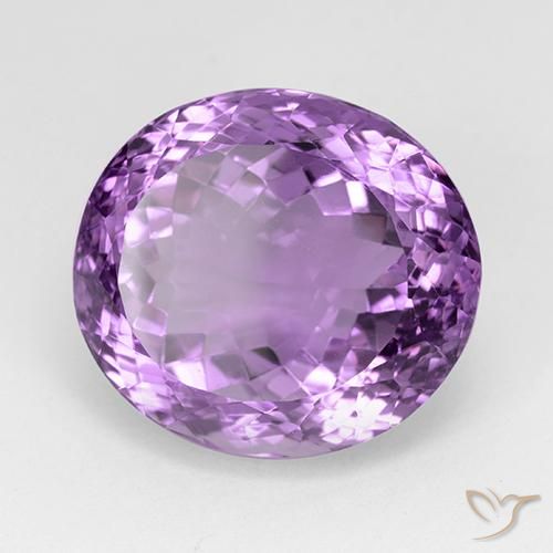 Améthyste Violet violacé naturelle ovale, 23.73 ct, VVS