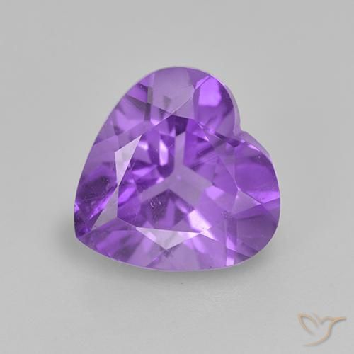 1.77ct Naturel Violet vif Améthyste, Cœur, VS