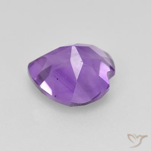 Améthyste Violet intense naturelle Cœur, 1.57 ct, VS