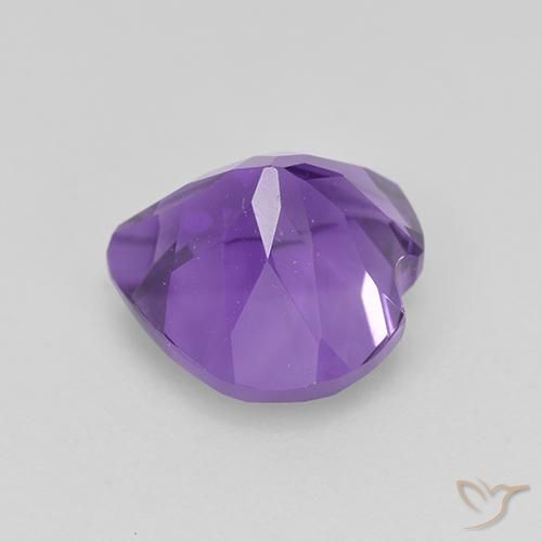 Améthyste Violet moyen naturelle Cœur, 1.79 ct, VS