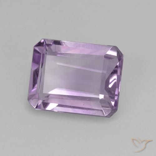 Améthyste Violet moyen-léger naturelle Octogone / coupe Émeraude, 1.93 ct, VS