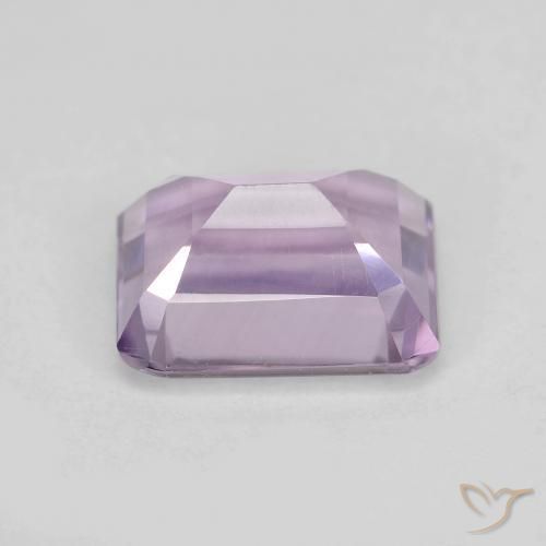 Améthyste Violet clair naturelle Octogone / coupe Émeraude, 2.37 ct, VVS