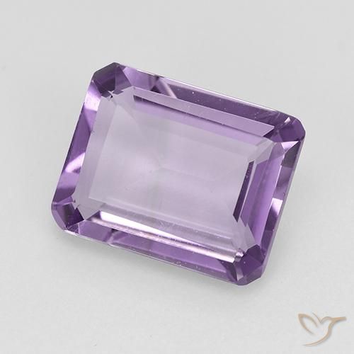 Améthyste Violet moyen naturelle Octogone / coupe Émeraude, 1.91 ct, VVS