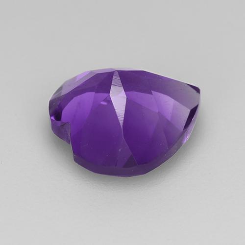 Améthyste Violet intense naturelle Forme de coeur, 1.50 ct, VS