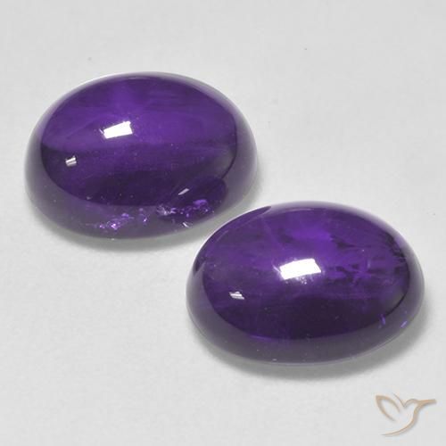 Shop natural 5.64ct Violet moyen-léger Améthyste gems, ovale, from Brésil at GemSelect. In stock, global shipping!