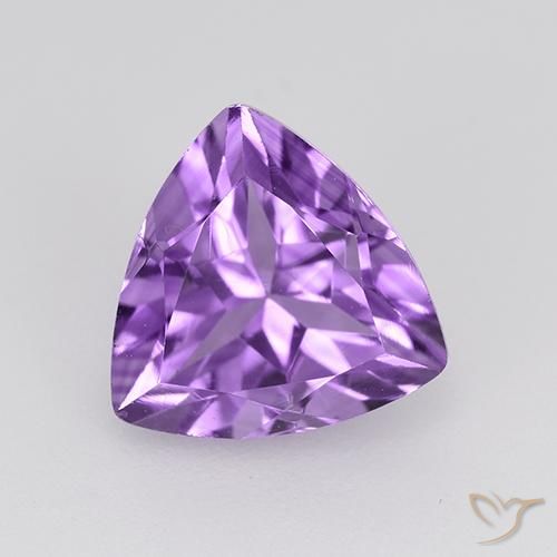 1.64ct Naturel Violet moyen Améthyste, Trillion, VVS-VS
