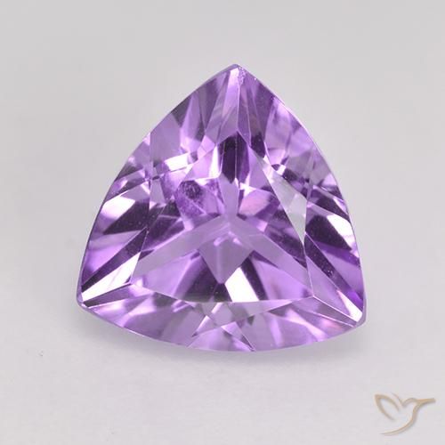 2.34ct Naturel Violet Rosâtre Améthyste, Trillion, VVS-VS